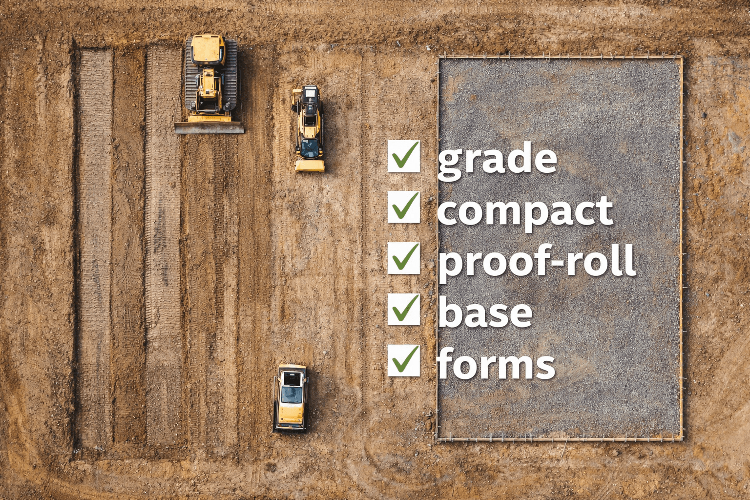 Commercial construction site preparation in South Dakota