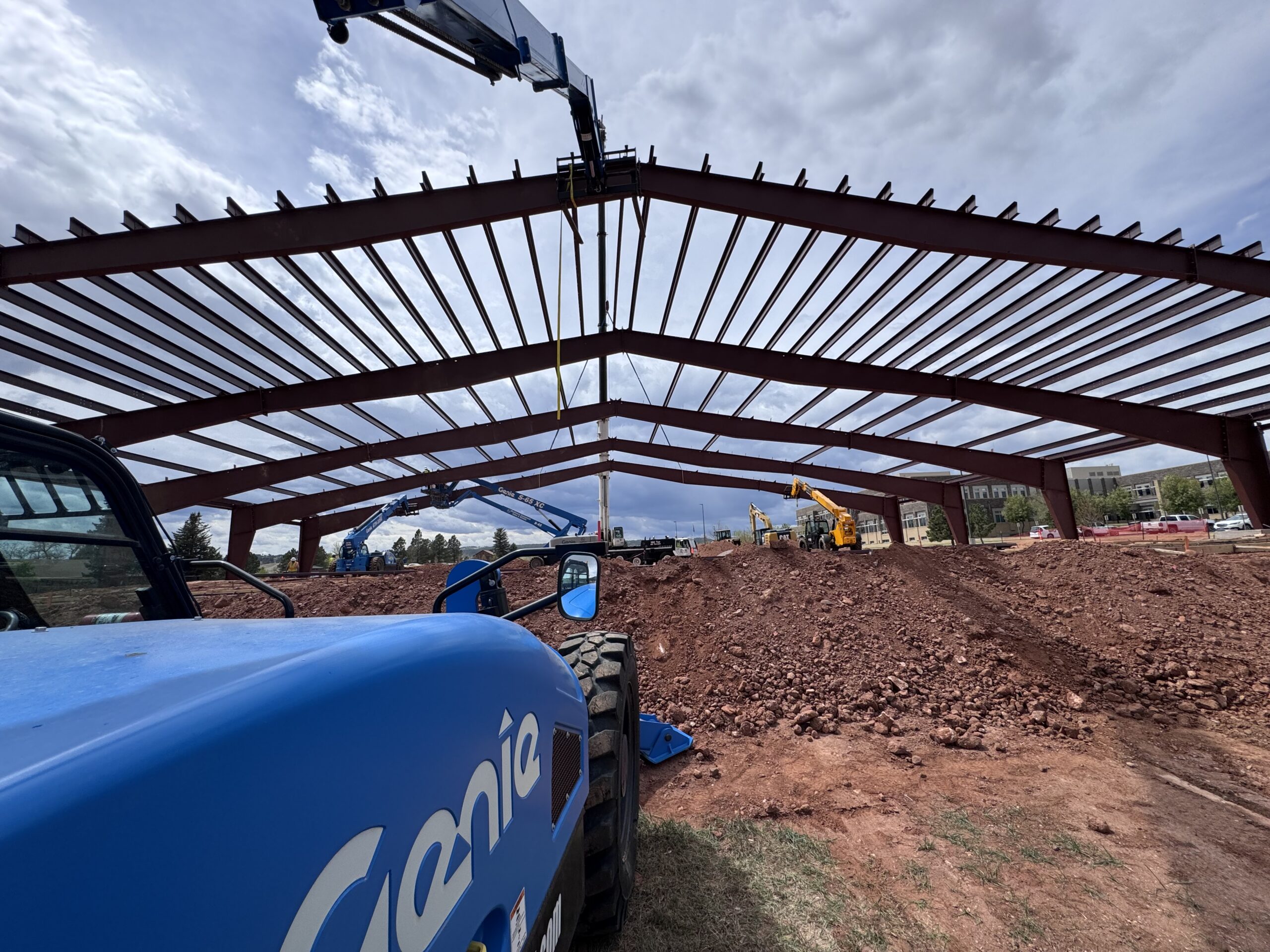 Camp Rapid structural steel erection by WagCo Construction in Rapid City South Dakota