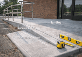 ADA complaint concrete